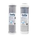 Sentry Wellness CP-SWS-FR Replacement for CP-SFWS-FR 5-Micron Carbon Block Replacement Filters