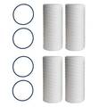 Pelican PC40 10" Sediment Water Filter and O-Ring - 4-Pack