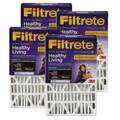 NDP01-4IN-4 (16x25x4) Filtrete 4" Ultra Allergen Reduction Deep Pleat Air Filter - 1550 MPR, 4-Pack